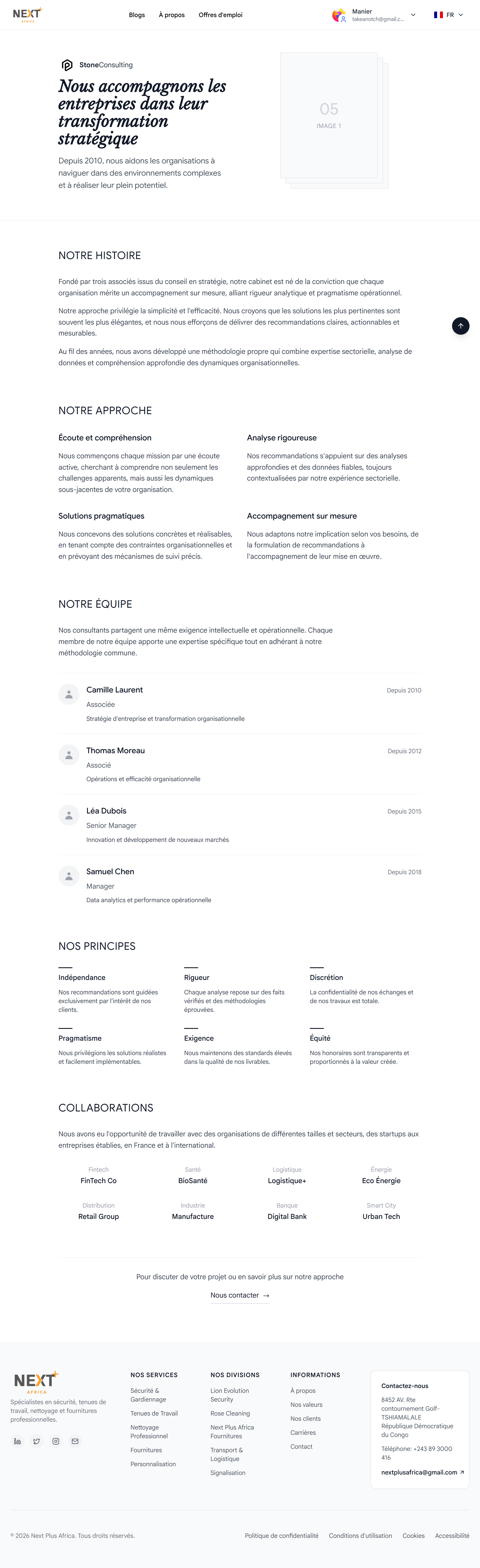 JobSeek - galerie projet - Image 5 - Projet réalisé par Peter Nzana, développeur web et mobile à Lubumbashi