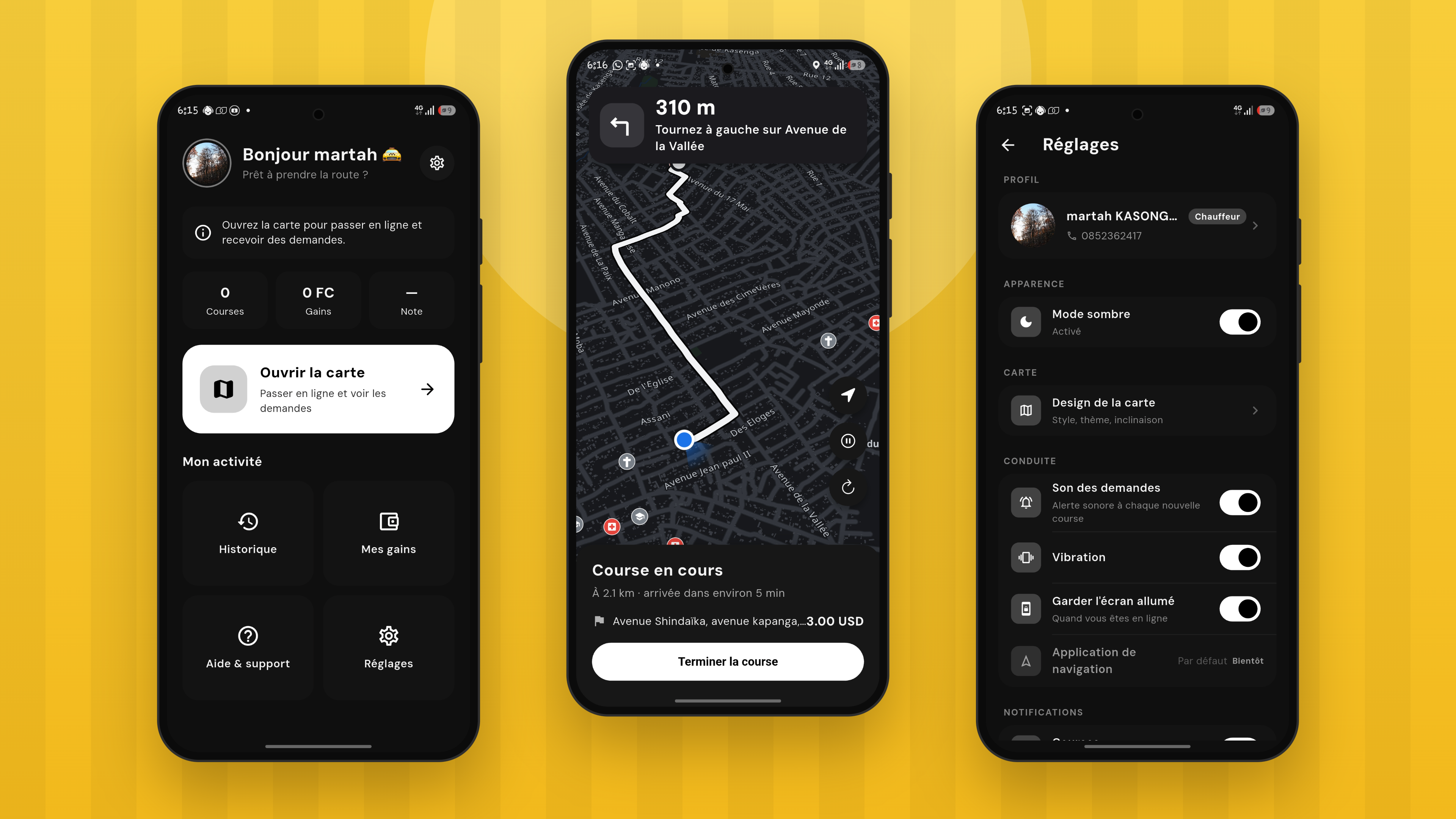 TaxiPlus — projet de Peter Nzana